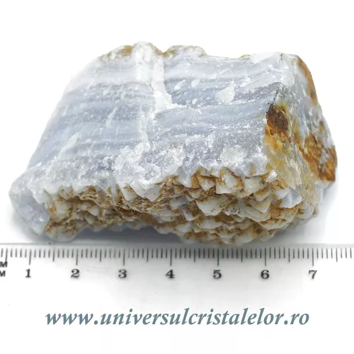 Agat albastru dantela mineral unicat m03 Agat albastru dantela mineral unicat m03