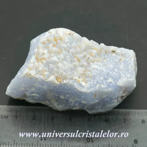 Agat albastru dantela mineral unicat m04