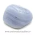 Agat albastru dantela piatra rulata unicat m02