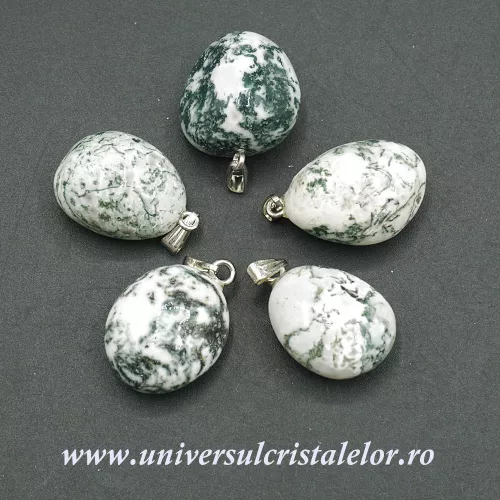 Pandantiv agat copac