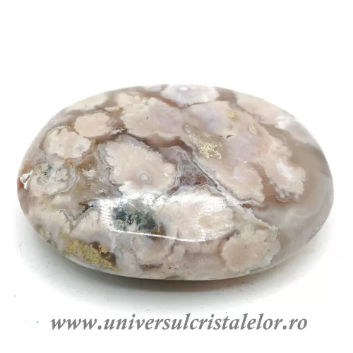 Agat floare polisat unicat m02