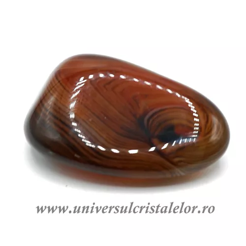 Agat rosu polisat unicat m05