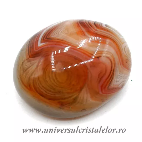 Agat rosu polisat unicat m06