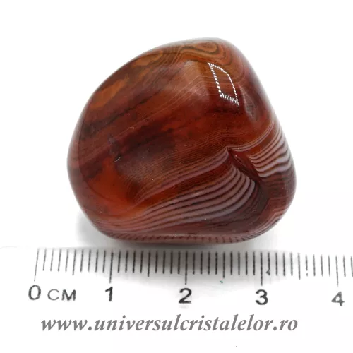 Agat rosu polisat unicat m11