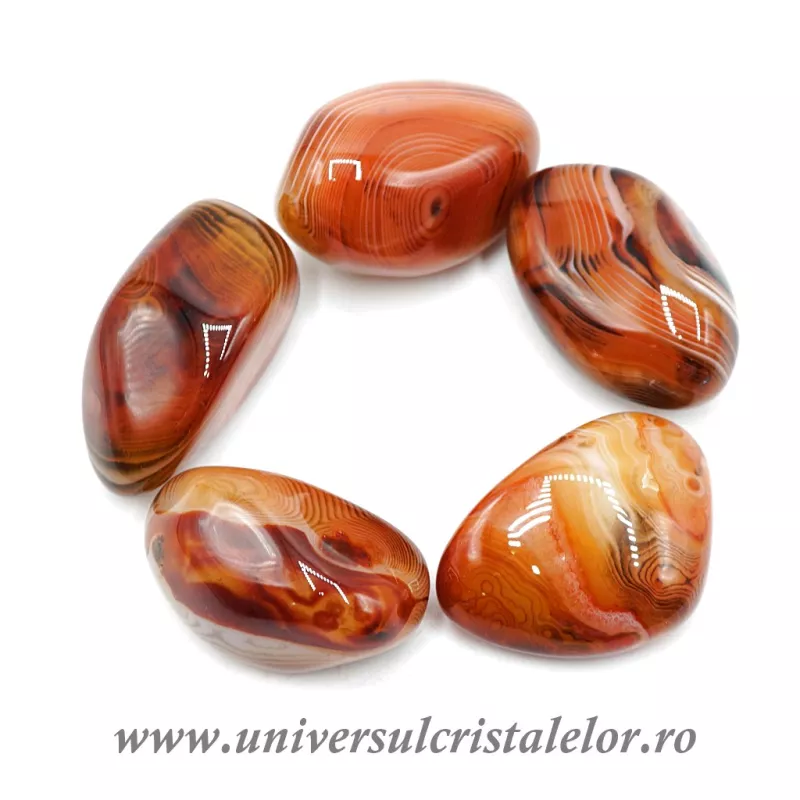 Agat rosu polisat m10