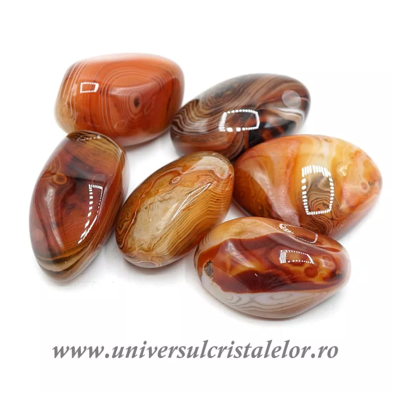 Agat rosu polisat m10