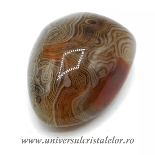 Agat rosu polisat unicat m03