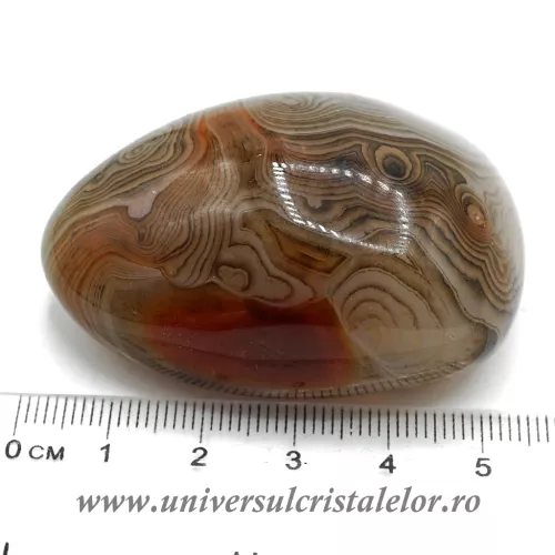 Agat rosu polisat unicat m03