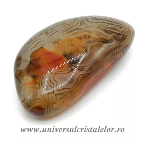 Agat rosu polisat unicat m04