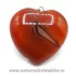 Pandantiv agat rosu inima