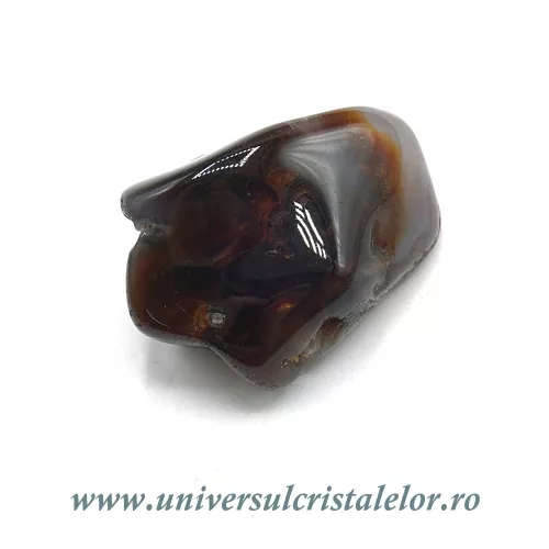 Agat de foc piatra rulata unicat m17 Agat de foc piatra rulata unicat m17