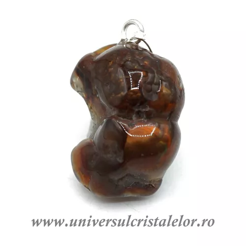 Pandantiv agat de foc unicat m3