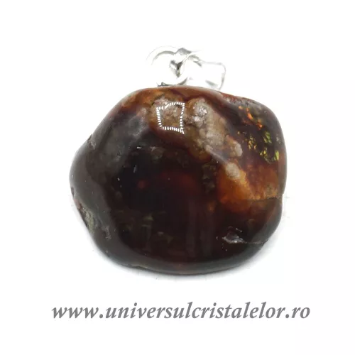Pandantiv agat de foc unicat m4 Pandantiv agat de foc unicat m4