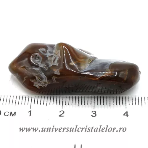 Agat de foc piatra rulata unicat m10