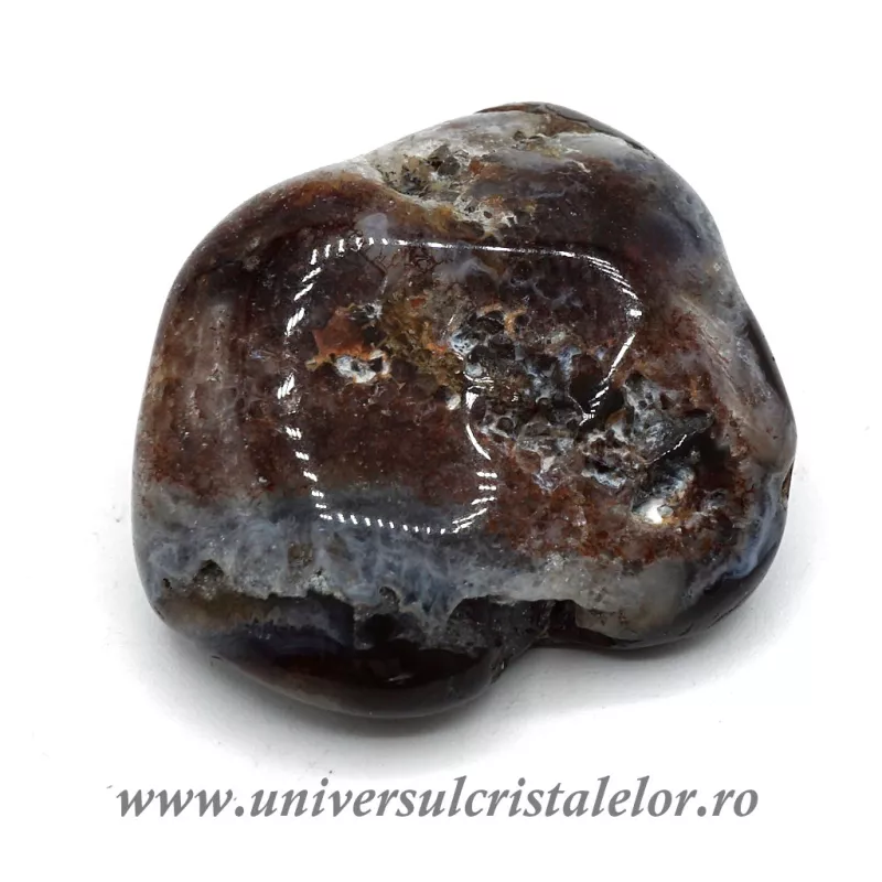 Agat de foc piatra rulata