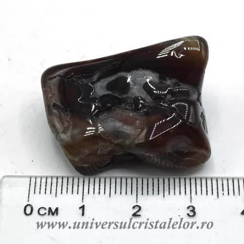 Agat de foc piatra rulata unicat m15 Agat de foc piatra rulata unicat m15