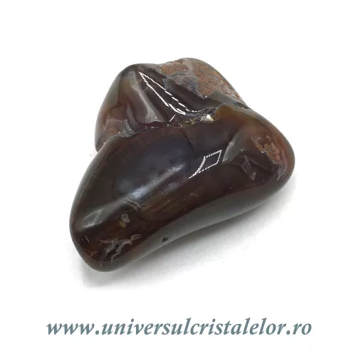 Agat de foc piatra rulata unicat m02 Agat de foc piatra rulata unicat m02
