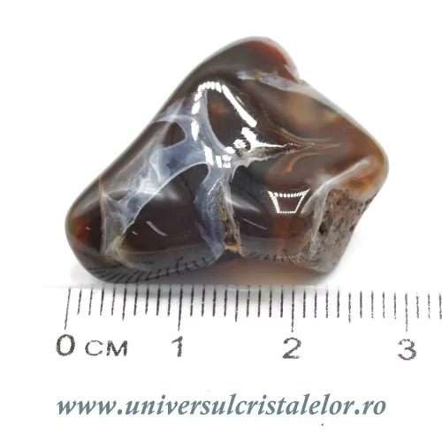 Agat de foc piatra rulata unicat m02 Agat de foc piatra rulata unicat m02