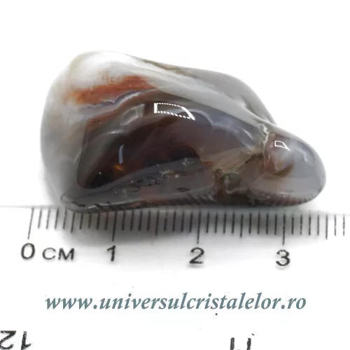 Agat de foc piatra rulata unicat m07