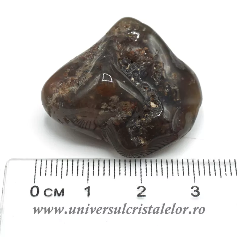 Agat de foc piatra rulata unicat m22 Agat de foc piatra rulata unicat m22