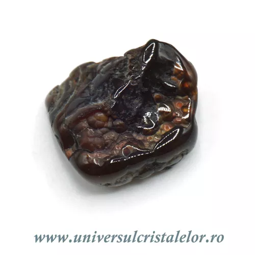 Agat de foc piatra rulata unicat m09 Agat de foc piatra rulata unicat m09