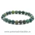 Bratara agat muschi rotund - 8 mm