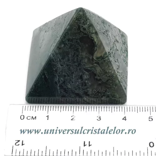 Piramida agat muschi -4cm Piramida agat muschi -4cm