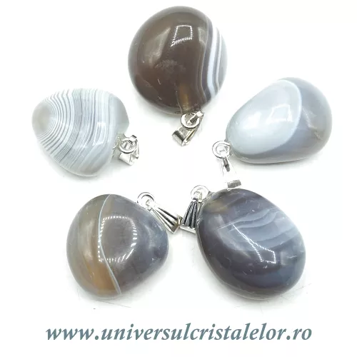 Pandantiv agat gri Pandantiv agat gri