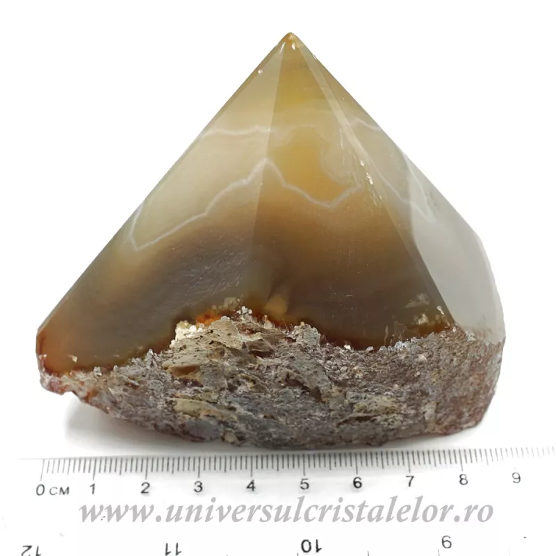Agat natural varf cu baza Agat natural varf cu baza