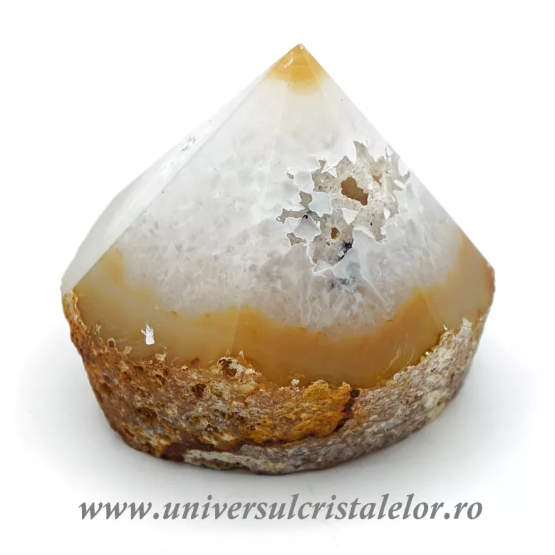 Agat natural varf cu baza