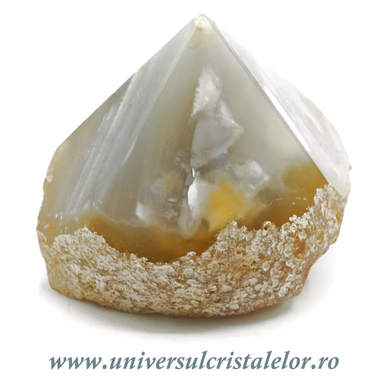 Agat natural varf cu baza Agat natural varf cu baza