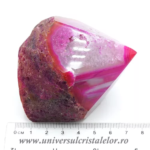 Agat roz varf cu baza 