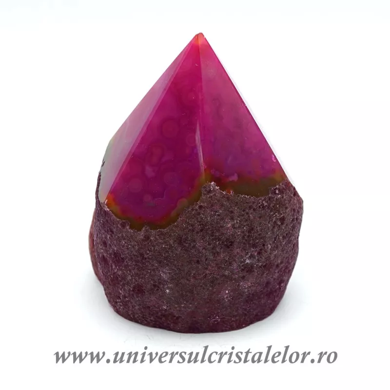 Agat roz varf cu baza