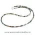 Colier agat indian rotund fatetat - 3mm