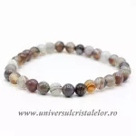 Bratara Agat de Botswana rotund - 6 mm Bratara Agat de Botswana rotund - 6 mm