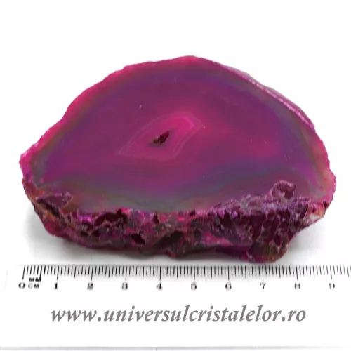 Felie agat roz unicat m04