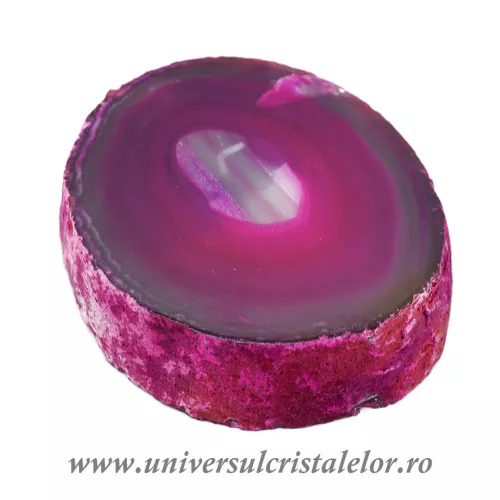 Felie agat roz unicat m05