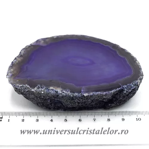 Felie agat mov unicat m01