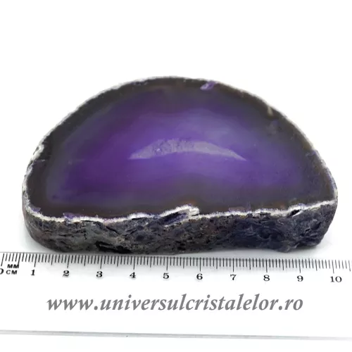 Felie agat mov unicat m02