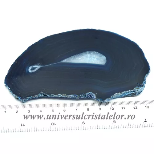 Felie subtire agat albastru unicat m07 Felie subtire agat albastru unicat m07