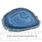 Felie agat albastru Felie agat albastru