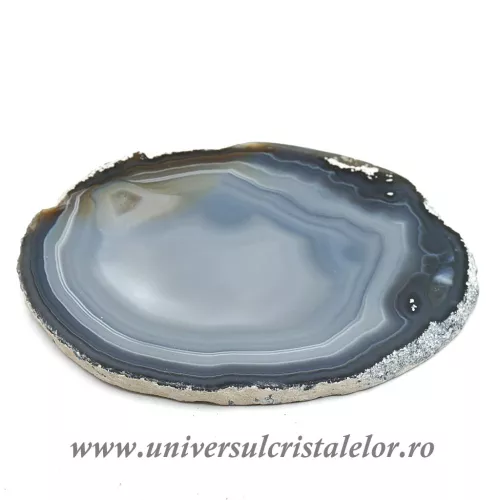 Felie agat natural (cuart) unicat m01 Felie agat natural (cuart) unicat m01