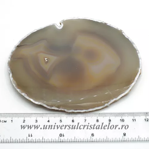 Felie subtire agat natural unicat m02
