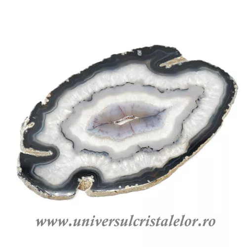 Felie agat natural (cuart) unicat m01