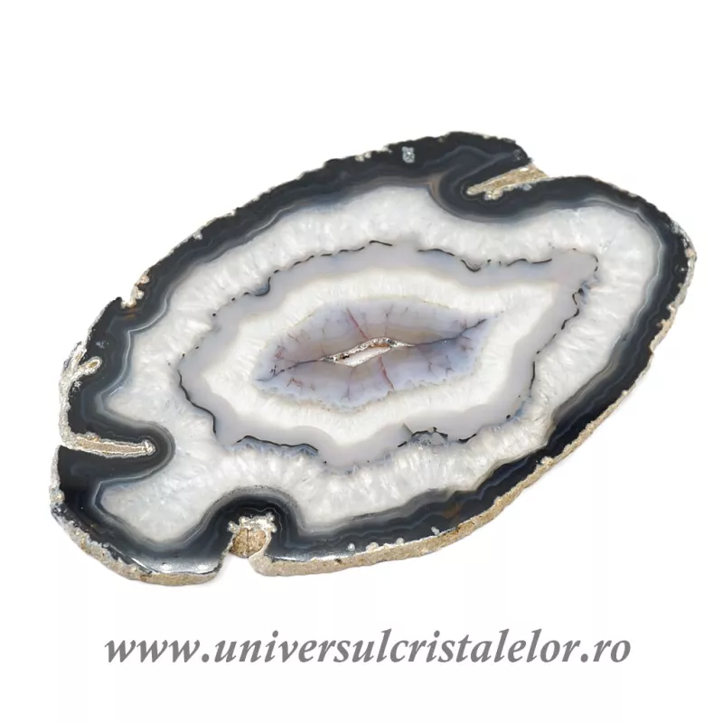 Felie agat natural (cuart)