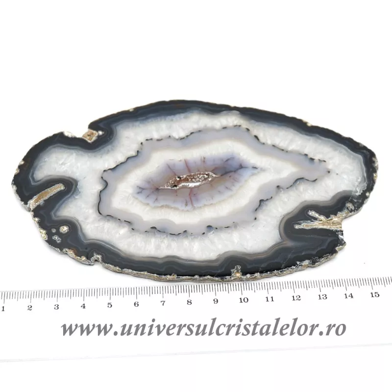 Felie agat natural (cuart)