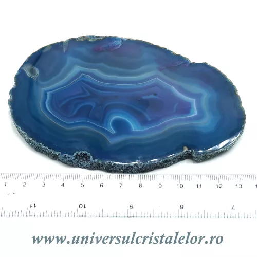 Felie subtire agat turcoaz unicat m10 Felie subtire agat turcoaz unicat m10