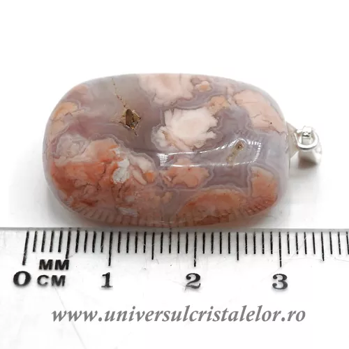 Pandantiv agat vata de zahar m2