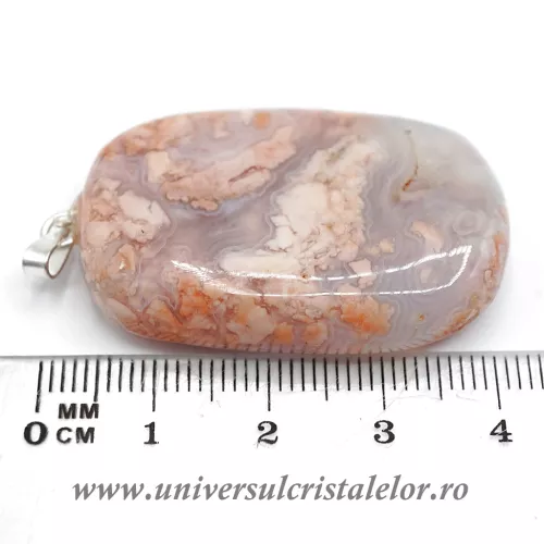 Pandantiv agat vata de zahar m3