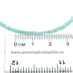 Bratara amazonit cub fatetat - 2,15mm Bratara amazonit cub fatetat - 2,15mm